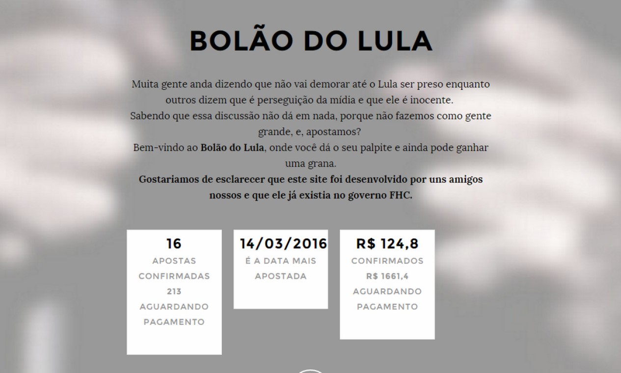 Bolão: jogo de integração e amizade