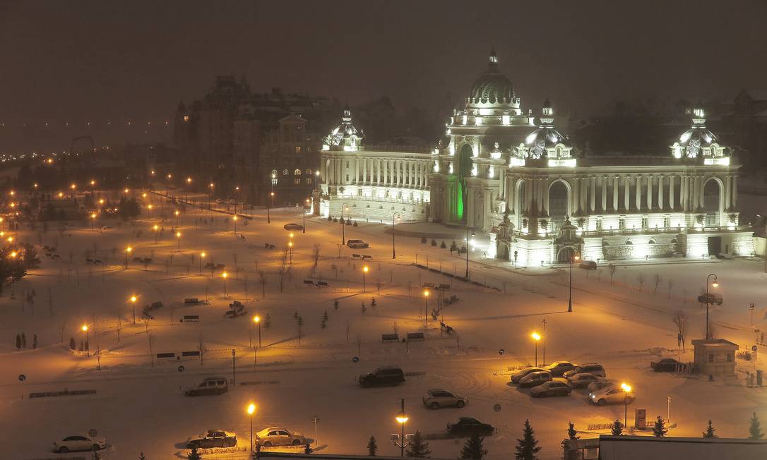 O Kremlim de Kazan, que desde o ano 2000 se tornou Patrimônio Mundial da Unesco Foto: Juarez Becoza / Juarez Becoza