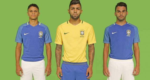 CBF apresenta novos uniformes da seleção brasileira em rede social - Jornal  O Globo