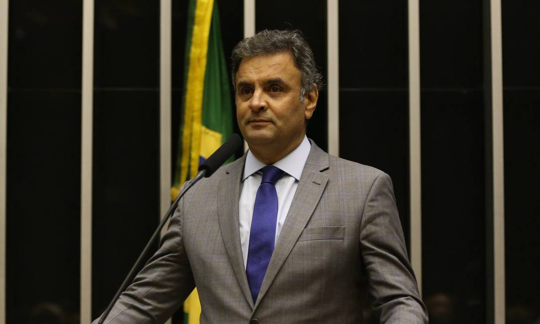 
O senador Aécio Neves (PSDB-MG)
Foto:
Ailton de Freitas
/
O Globo 25/11/2014
