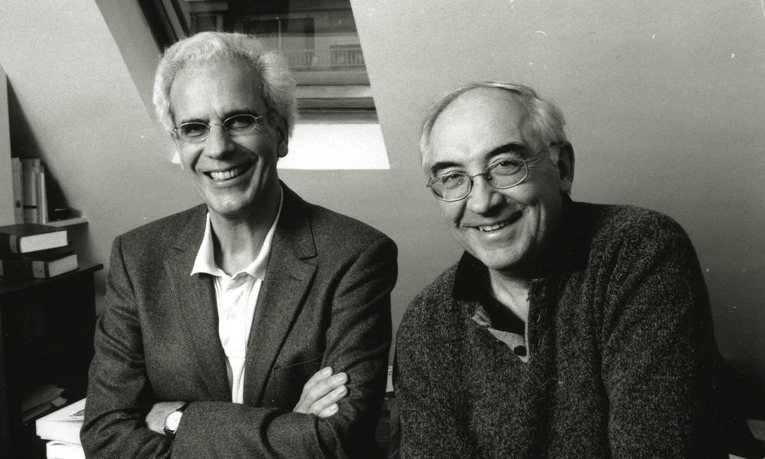 
O filósofo Pierre Dardot e o sociólogo Christian Laval
Foto:
Divulgação
