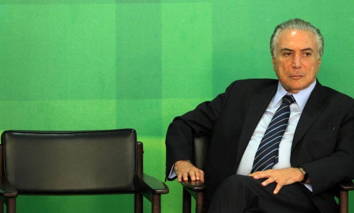 
O vice-presidente Michel Temer
Foto: Givaldo Barbosa/ Agência O Globo