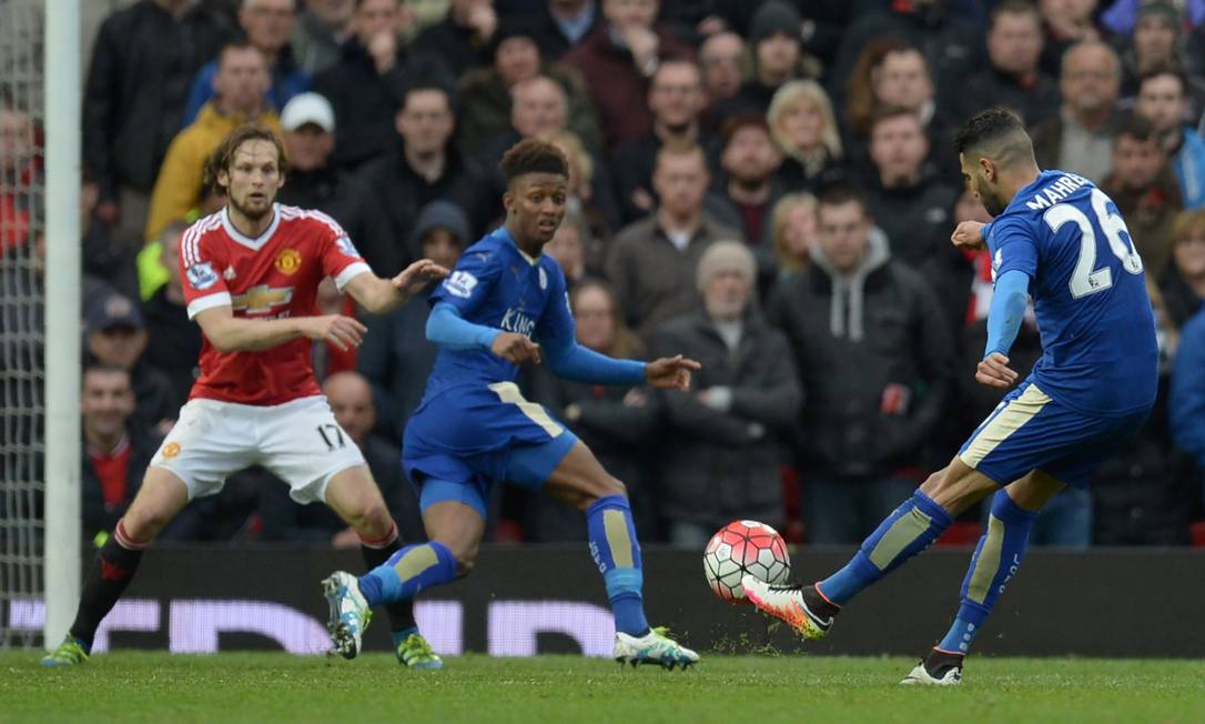 Vardy faz história no Inglês, mas Leicester fica no empate com United -  Lance!