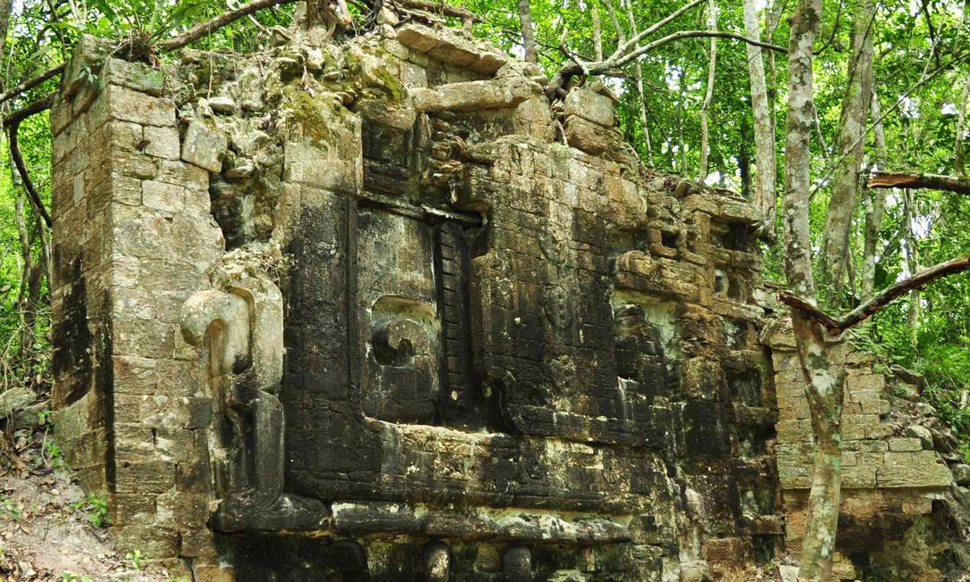 Traces of a Mayan city in Lagunita, discovered in 2014 Photo: Archive/Reuters