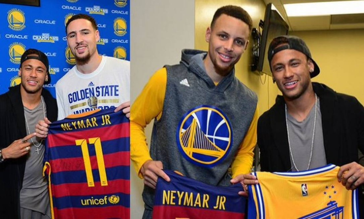 Estrela da NBA, Stephen Curry elogia jogada de Neymar