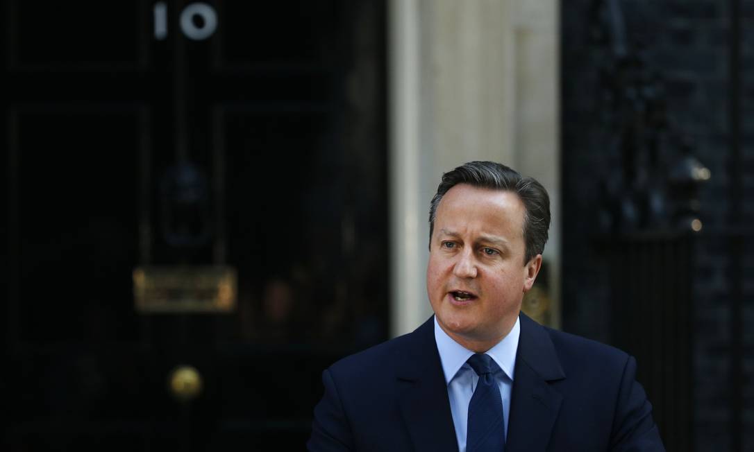 Premier brit&acirc;nico renuncia ap&oacute;s derrota em referendo - Jornal O Globo