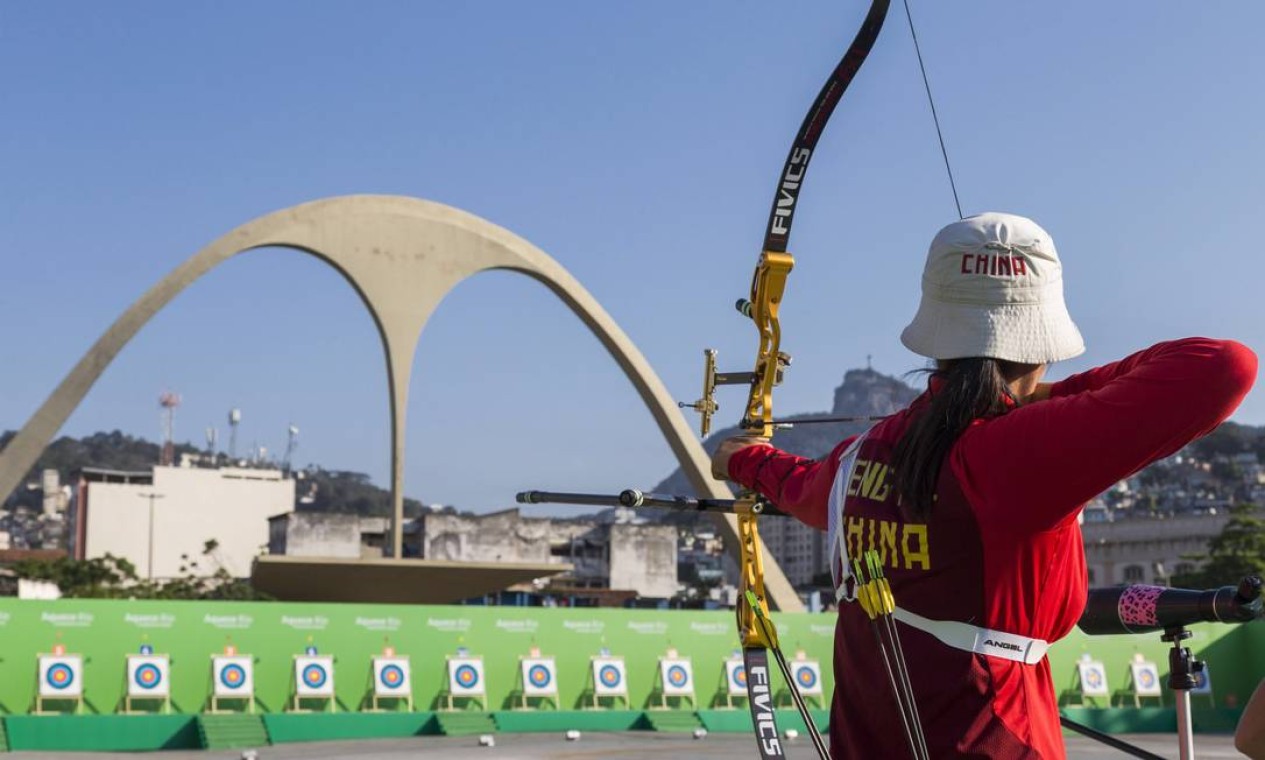 Tiro com arco será disputado no Sambódromo Foto: Ivo Gonzalez / Photo Operations/Rio 2016