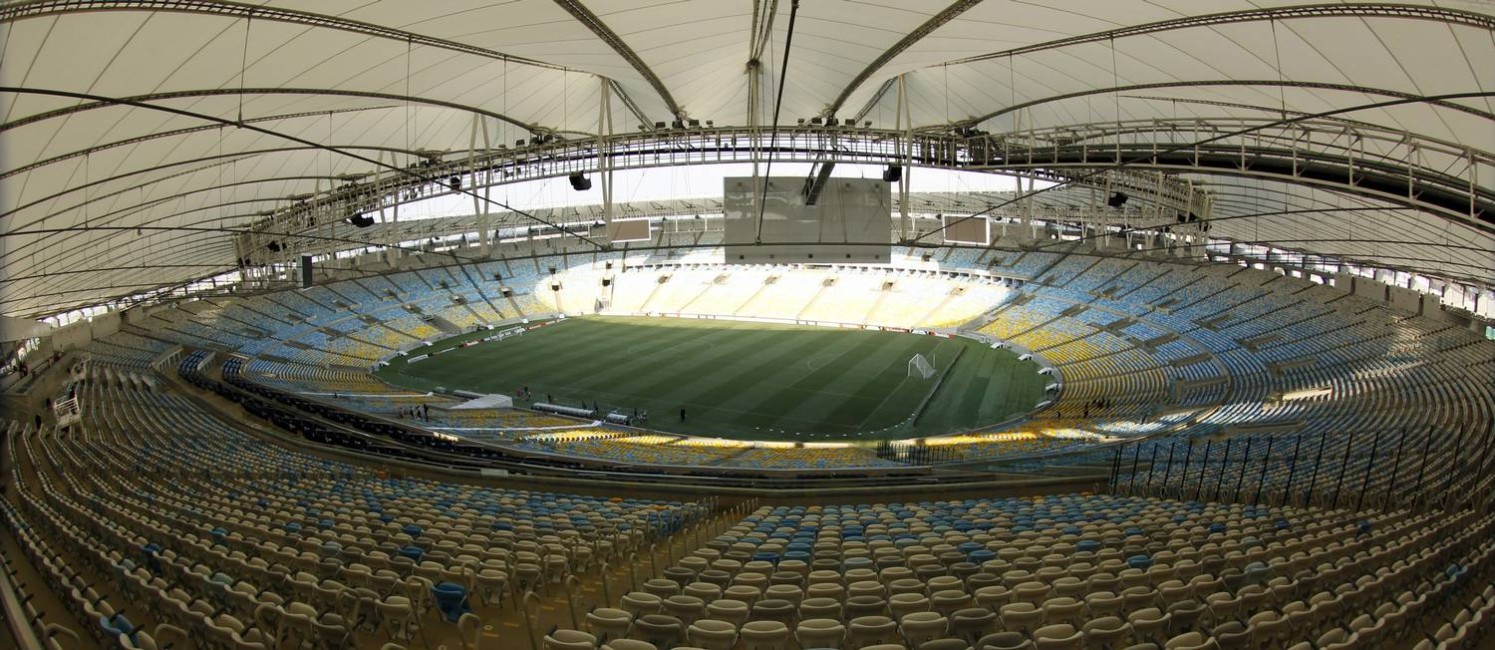 Estádio do Maracanã: palco da abertura e do encerramento dos Jogos Foto: Custódio Coimbra / Agência O Globo