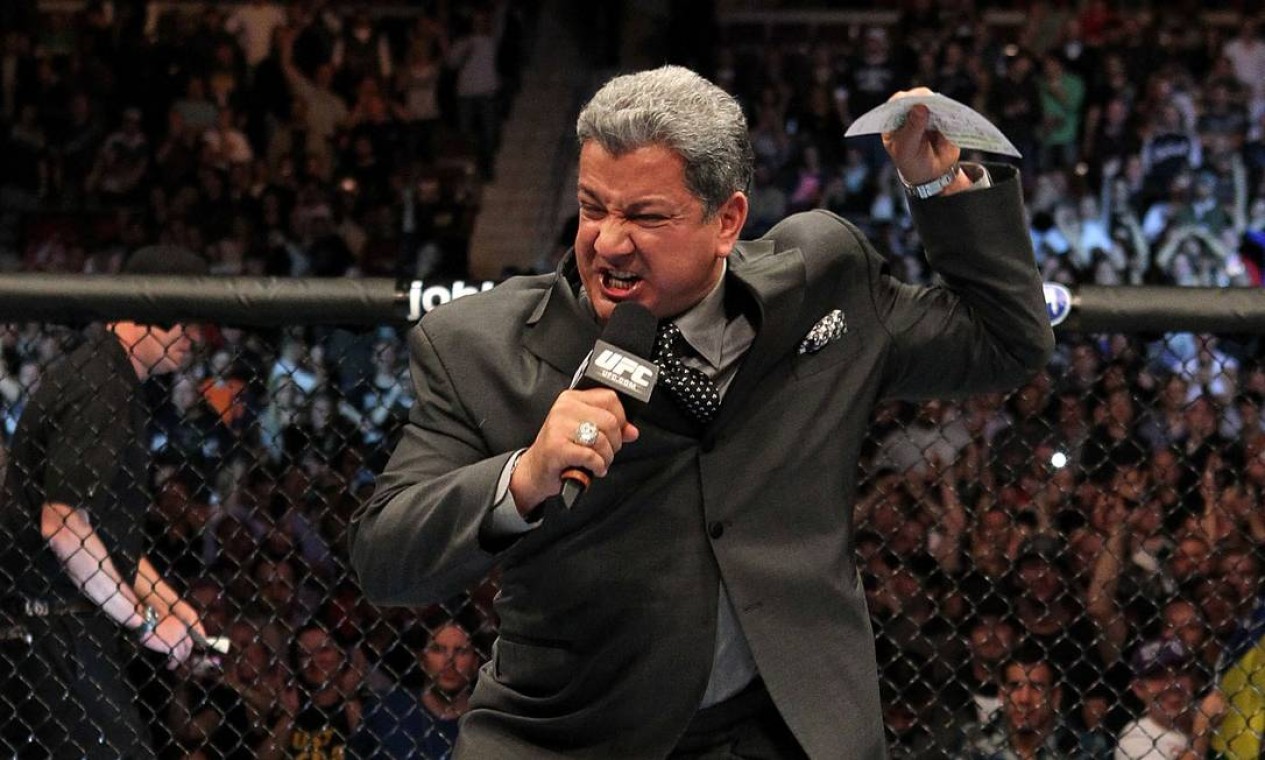 UFC figure Bruce Buffer its time edition limité Round 5 figurine