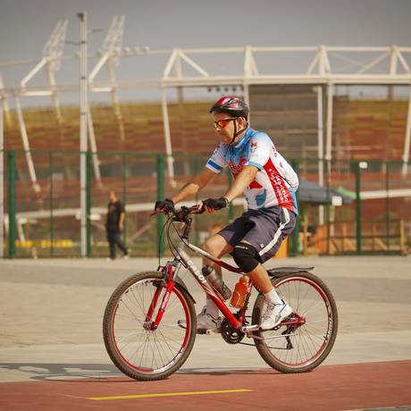 
Com o Parque Olímpico como paisagem, calçadão fez sucesso
Foto: Guilherme leporace / AgÃªncia O Globo