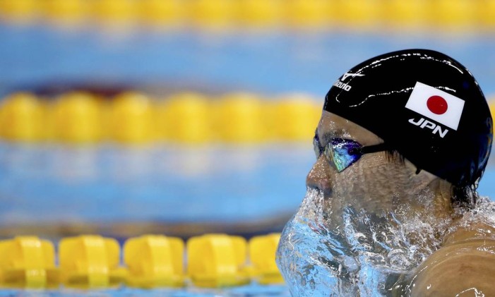 O japonês Ippei Watanabe: recorde olímpico na Rio-2016 Foto: MARCOS BRINDICCI / REUTERS