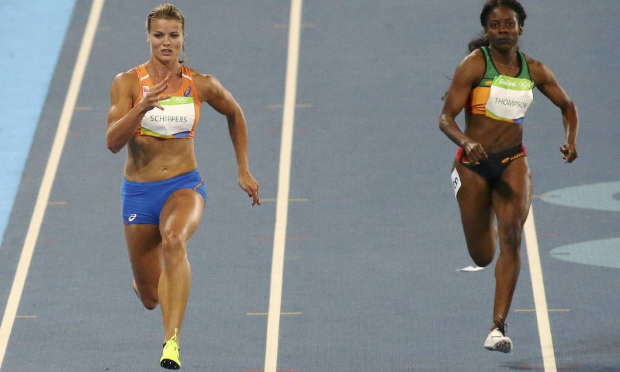 Dafne Schippers durante a classificação para a final dos 100m Foto: DAVID GRAY / REUTERS
