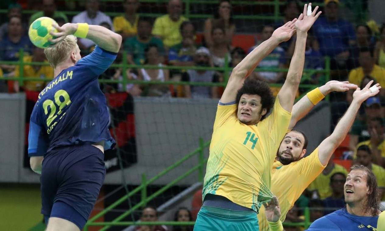 Handebol masculino: Brasil x Suécia - Jornal O Globo