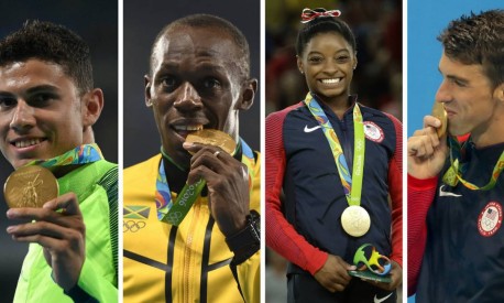 Thiago Braz, Usain Bolt, Simone Biles, Michael Phelps: nomes de destaque da Olimpíada do Rio Foto: Agências internacionais