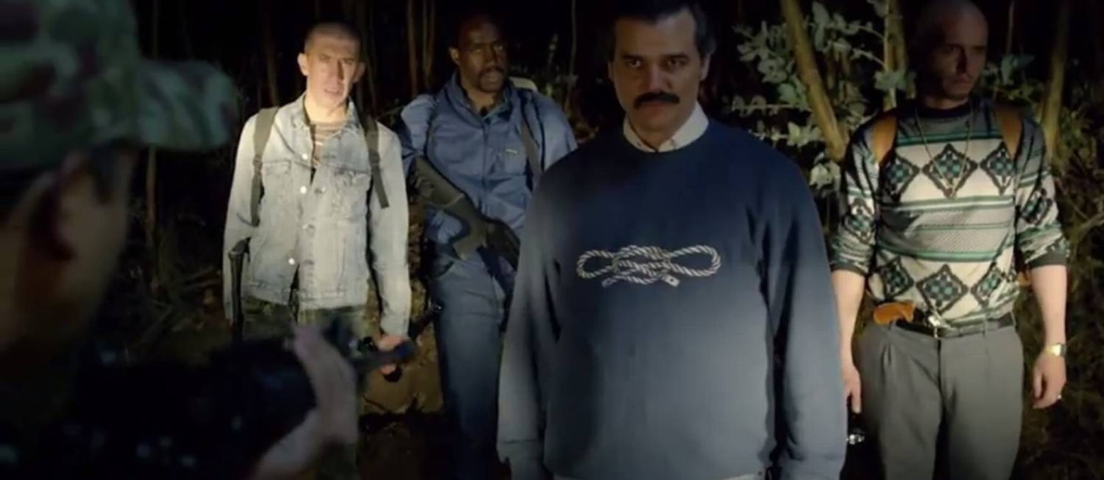 Pablo Escobar (Wagner Moura) escapa da prisão Foto: Reprodução