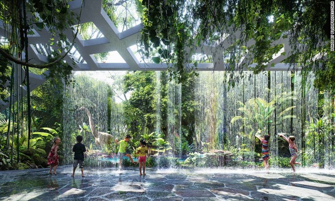 Hotel em Dubai terá floresta tropical artificial com cachoeiras e