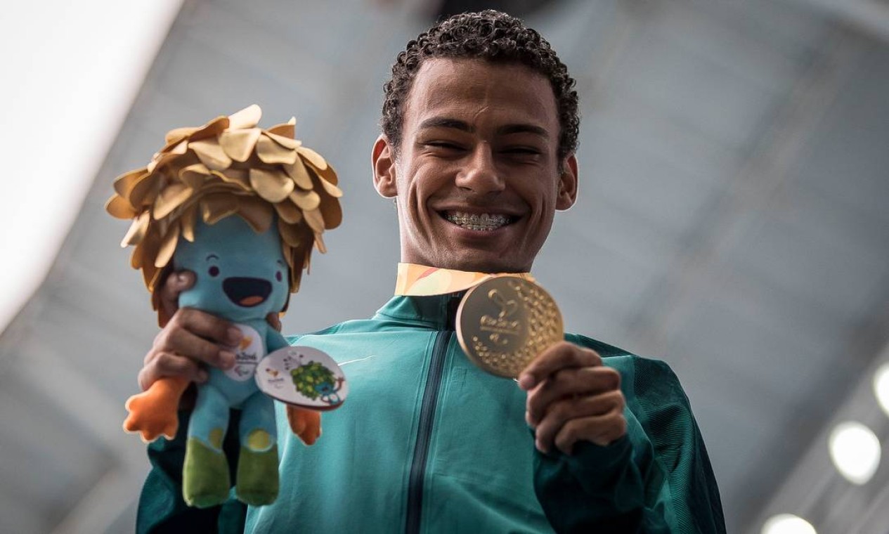 Final masculina 400m, classe T20. Brasileiro Daniel Martins ganha medalha do ouro e consegue novo recorde mundial da prova Foto: Daniel Zappe / MPIX/CPB