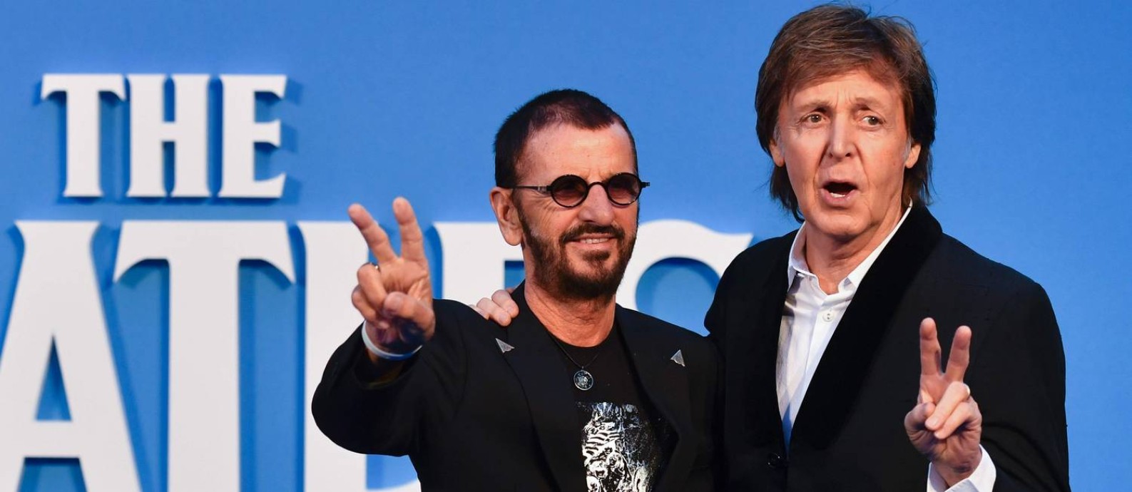 Ringo Starr e Paul McCartney na première de 'Eight days a week' Foto: BEN STANSALL / AFP