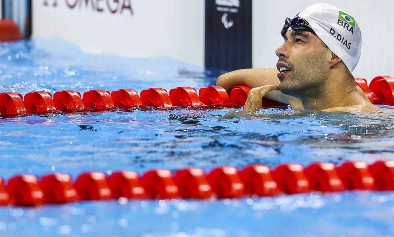 Daniel Dias chegou a sua 24ª medalha em Paralimpíadas, tornando-se o dono do maior número de medalhas na natação - no masculino Foto: Guilherme Leporace / Agência O Globo