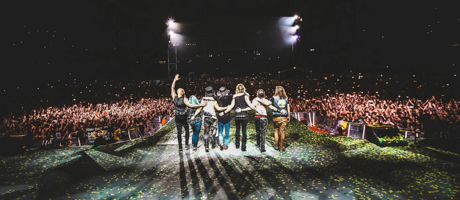 Guns N' Roses agradece ao público do Engenhão Foto: Katarina Benzova / Divulgação