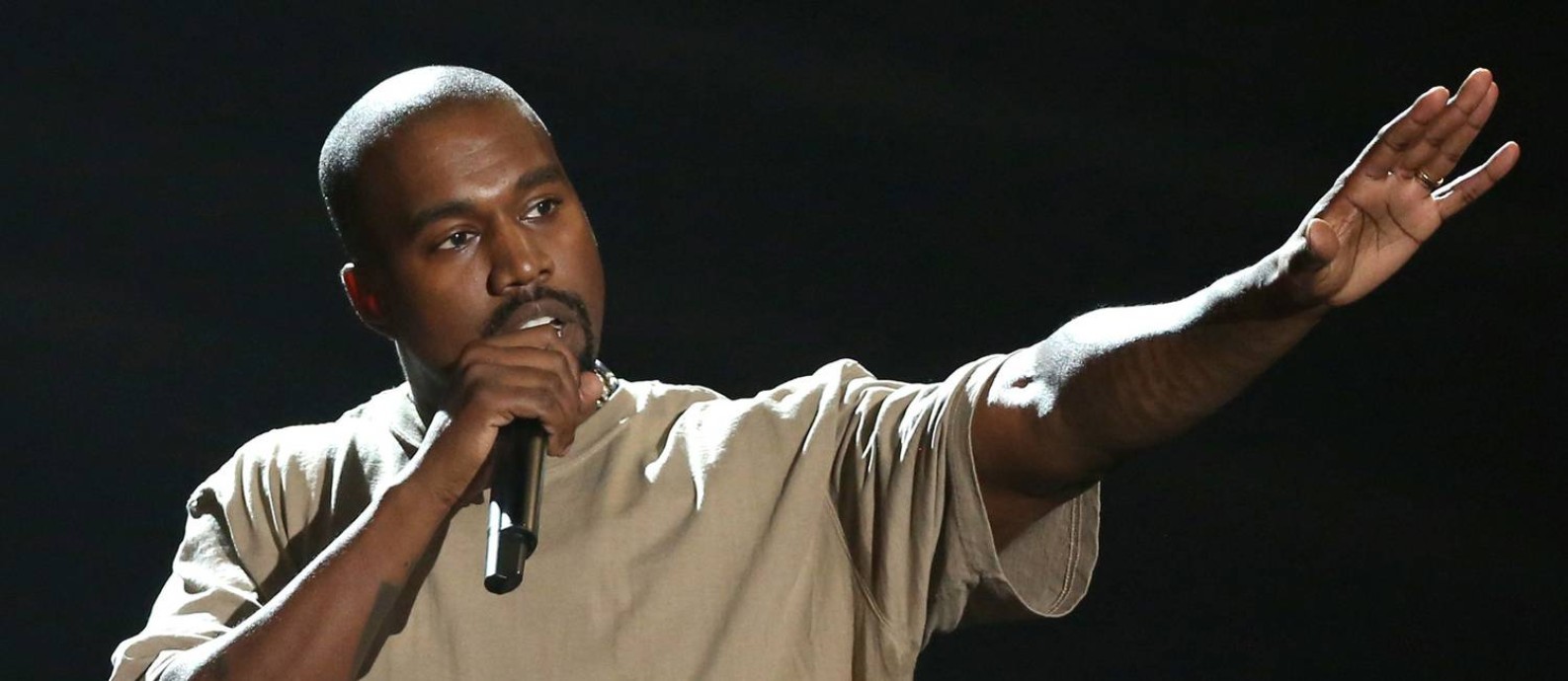 Kanye West no VMA Foto: Matt Sayles / AP