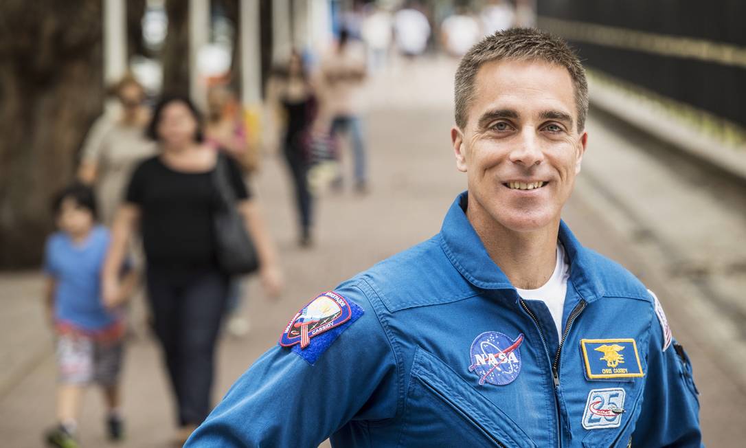 Christoph Cassidy, chefe do escritório de astronautas da NASA Foto: Ana Branco / Agência O Globo