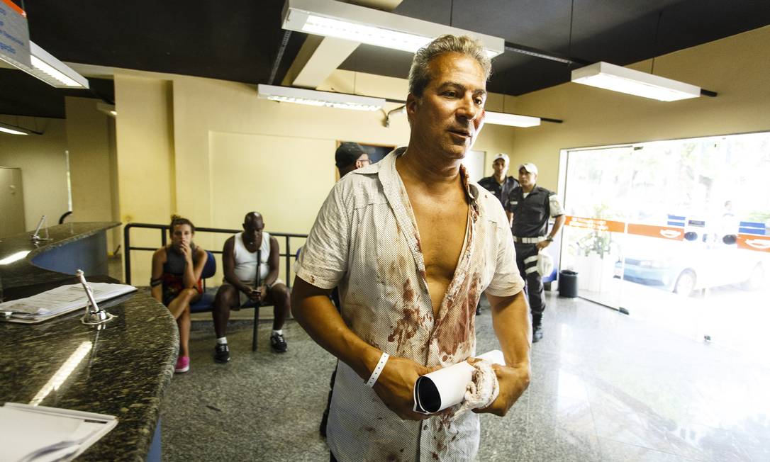 O americano Joe Ianco deteve assaltante em Ipanema Foto: Fernando Lemos / Agência O Globo
