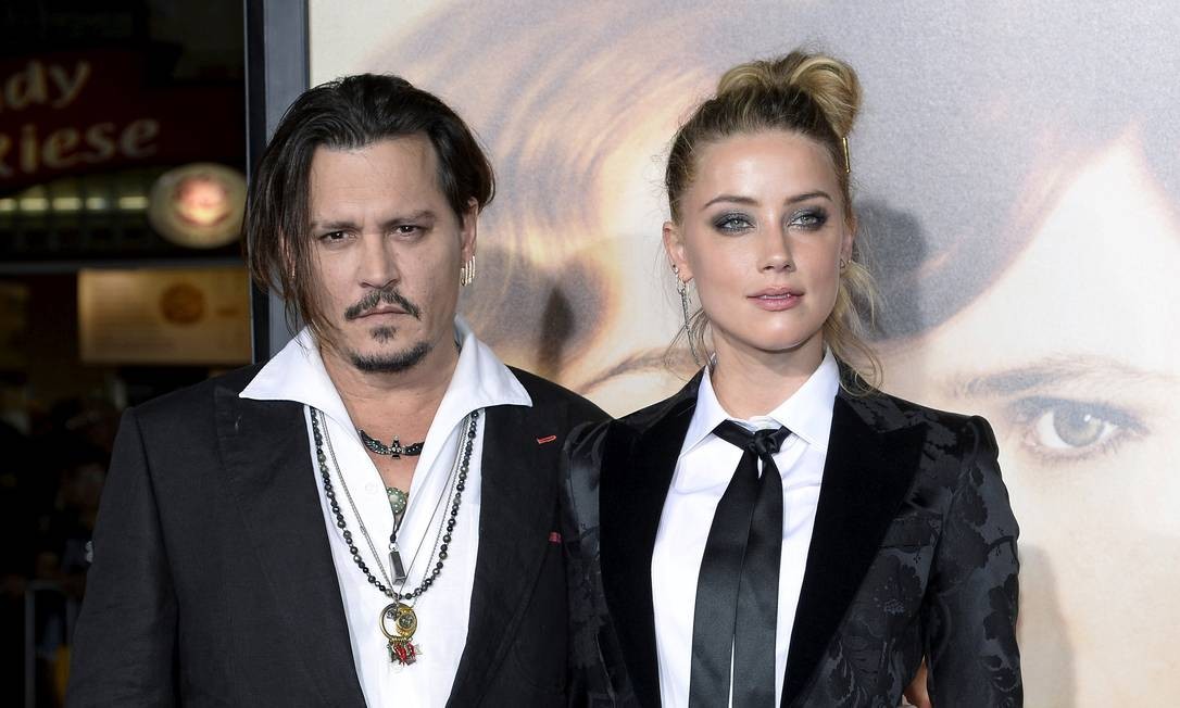 Johnny Depp e Amber Heard finalizam amargo divórcio Jornal O Globo