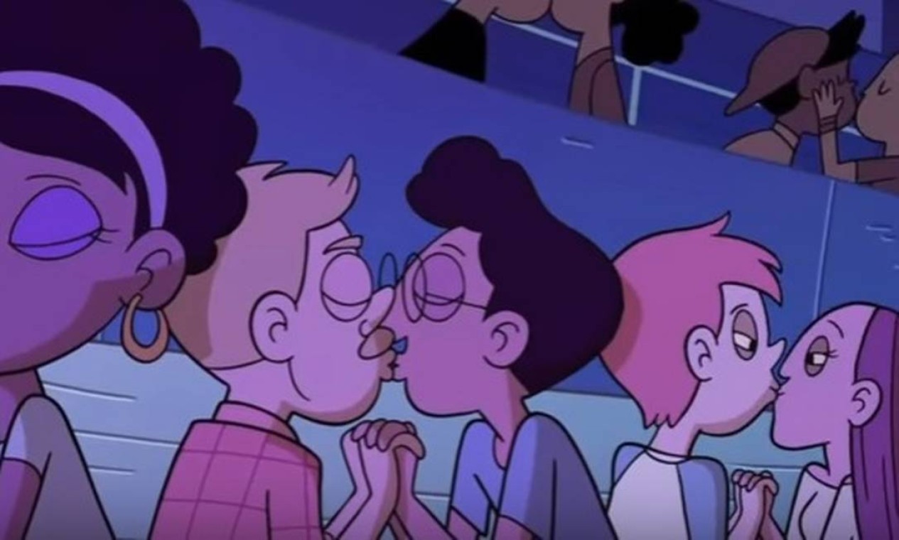 Disney exibe primeiro beijo gay em um de seus desenhos animados - Jornal O  Globo