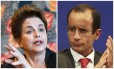 A ex-presidente Dilma Rousseff e o empresário Marcelo Odebrecht Foto: Montagem sobre fotos da AFP e Agência O Globo