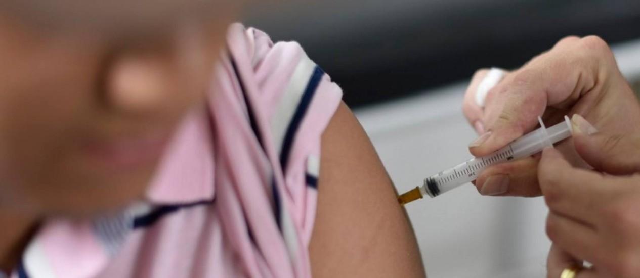 Vacinação em Caratinga, no interior de Minas Gerais Foto: Douglas Magno/AFP