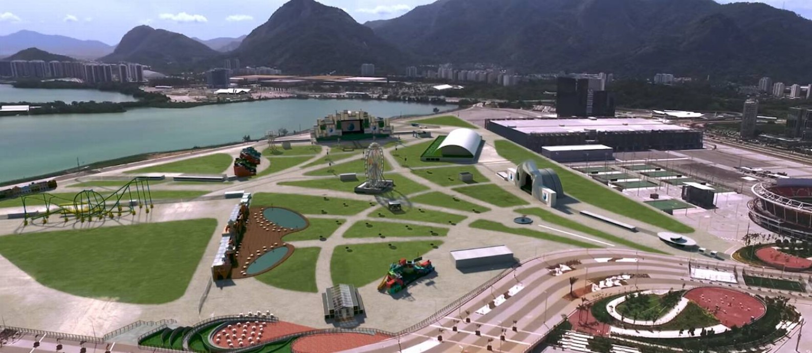 City of Rock Rio de Janeiro Brazil layout