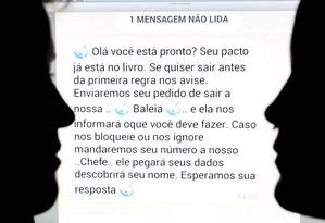 Brasileiros entram em rede social russa para participar do Jogo da 'Baleia  Azul' - Jornal O Globo