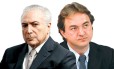 O presidente Michel Temer e o dono da JBS Joesley Batista