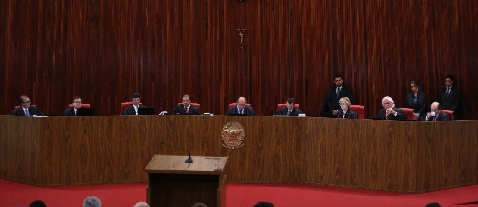 O plenário do Tribunal Superior Eleitoral Foto: Ailton de Freitas / Agência O Globo