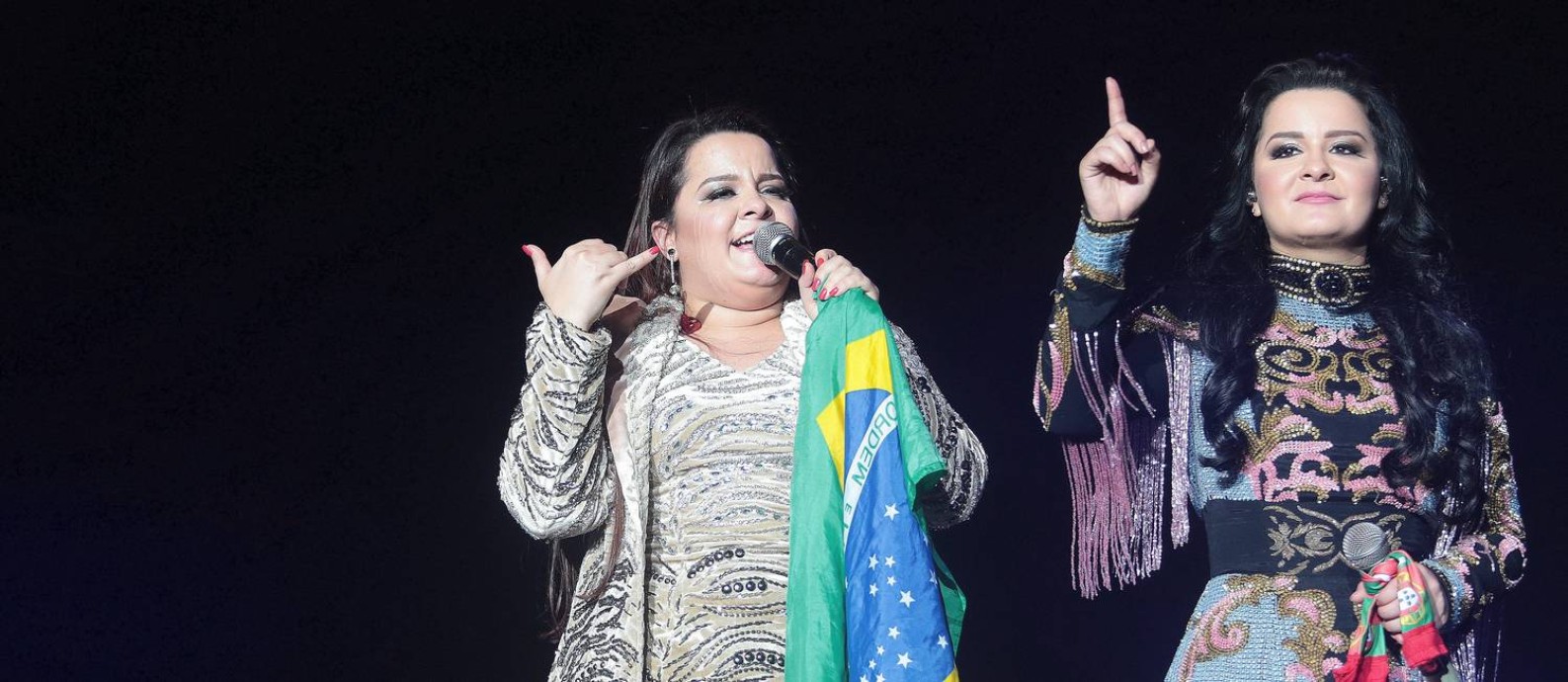 As cantoras Maiara e Maraisa Foto: Roberto Moreyra / Agência O Globo