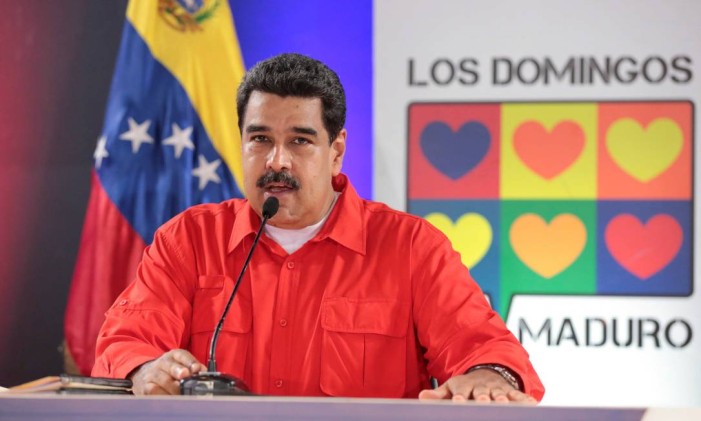 Maduro faz seu programa dominical: presidente acusou rivais de suposto complô Foto: HANDOUT / REUTERS