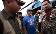 Rodrigo Londoño, o Timochenko, chega a local de desarme final das Farc Foto: RAUL ARBOLEDA / AFP