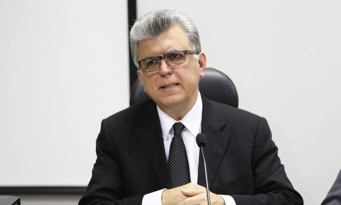 Mario Bonsaglia, subprocurador-geral da República no auditório da Procuradoria Geral do Trabalho Foto: Aílton de Freitas / O Globo/27.07.2015