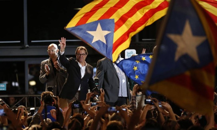 O presidente da Convergência Democrática da Catalunha, Artur Mas Foto: Manu Fernandez / AP