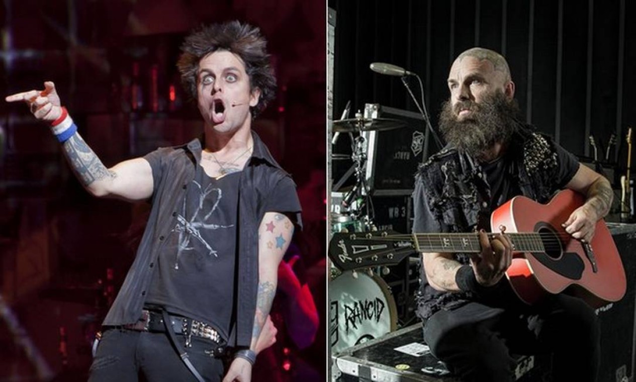 Billie Joe Armstrong, do Green Day, e Tim Armstrong, do Rancid