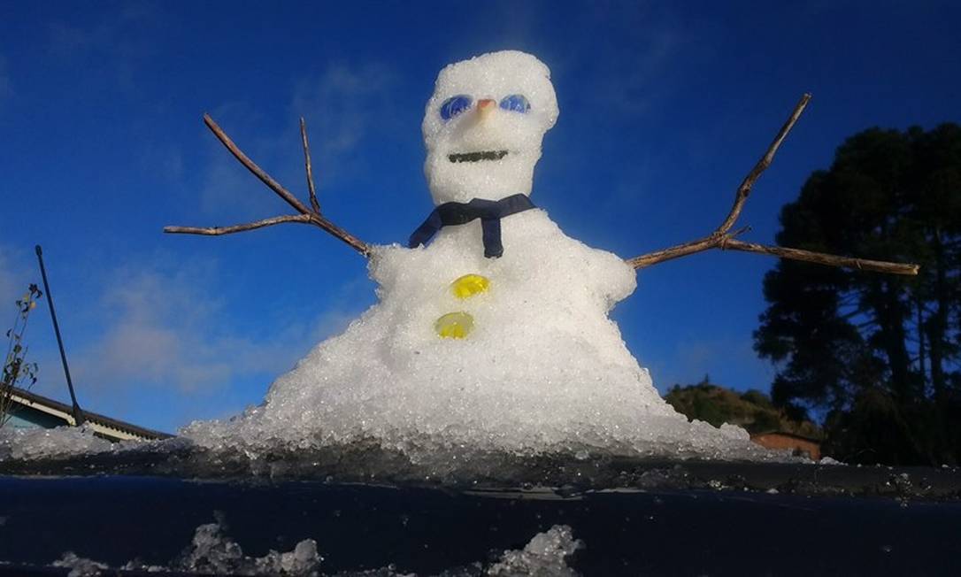 Frio em Santa Catarina registra novos recordes no ano - Jornal O Globo