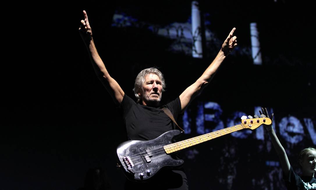 O cantor, compositor e baixista inglês Roger Waters Foto: Greetsia Tent / WireImage