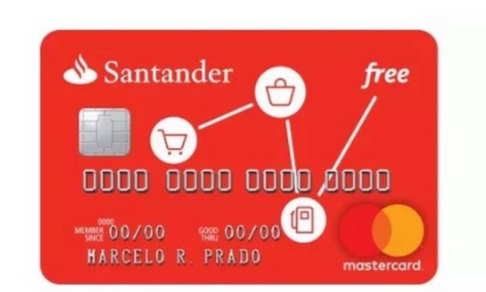 Cartão De Crédito Santander Free Mastercard Limite 