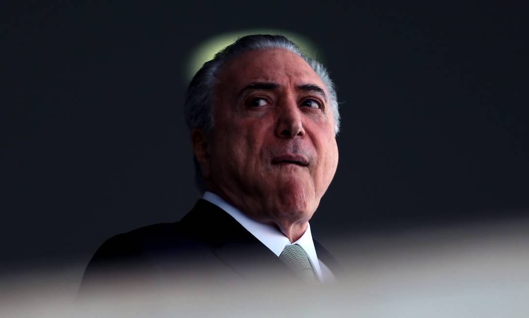 O presidente Michel Temer Foto: Jorge William / Agência O Globo / 21-8-17