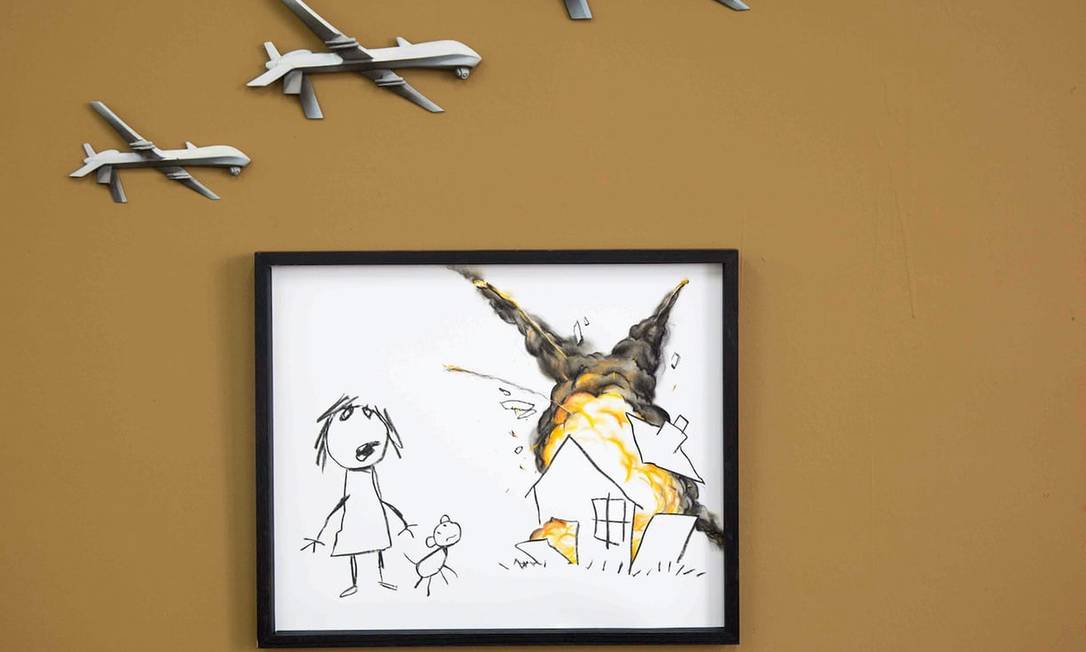 Banksy doa R$ 934 mil para financiar protestos contra comércio de