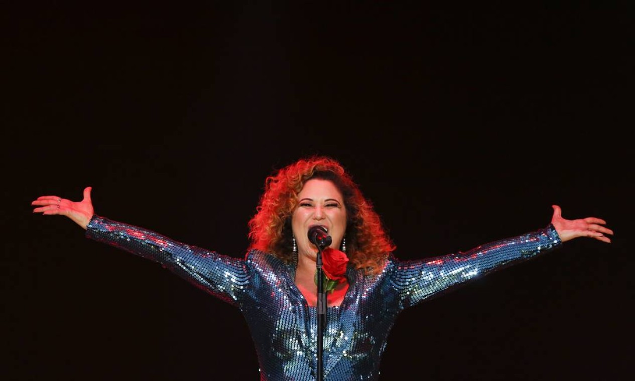 A cantora Maria Rita é a terceira a cantar no Palco Sunset neste domingo Foto: Bárbara Lopes / O Globo