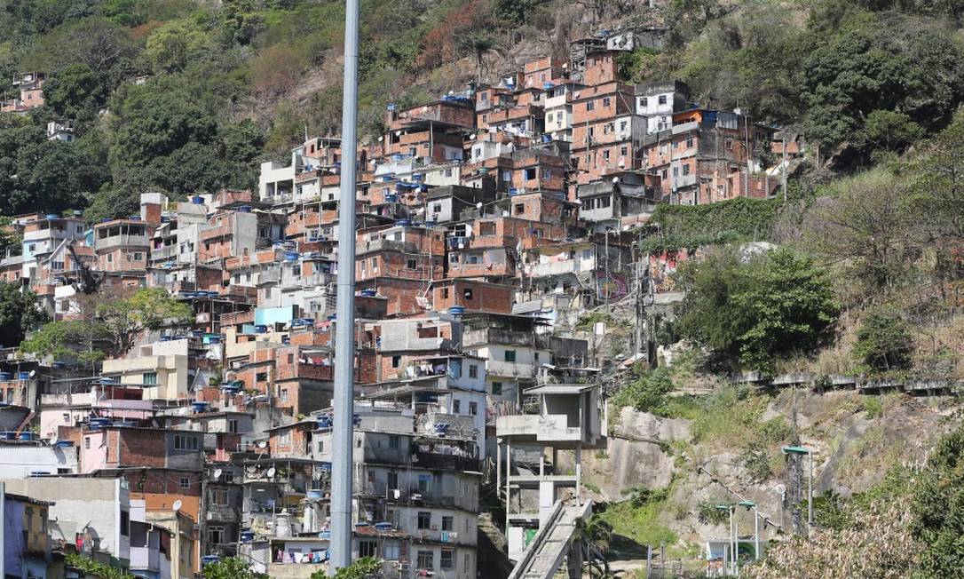 
Região conhecida como Roupa Suja fica acima do Túnel Zuzu Angel, na Zona Sul do Rio
Foto:
Custódio Coimbra
/
Agência O Globo
