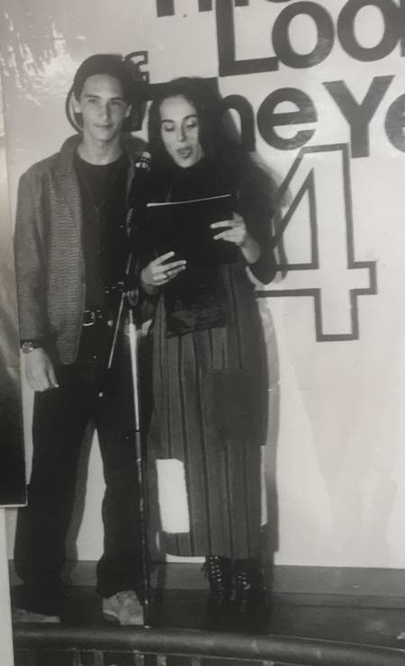 O ator Rodrigo Santoro em clique de 1994 Foto: Arquivo Pessoal