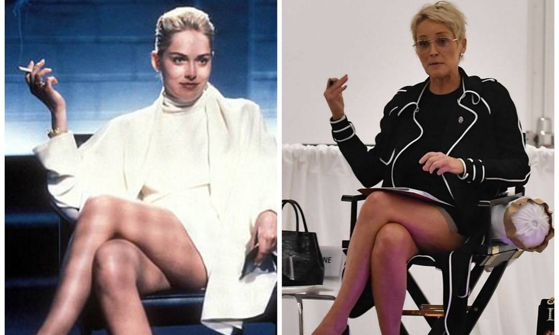 Sharon Stone Recria Cena Emblem Tica De Instinto Selvagem Jornal O Globo